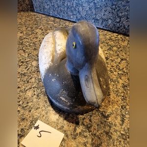 Vintage Styrofoam Duck Decoy, Bluebell Duck